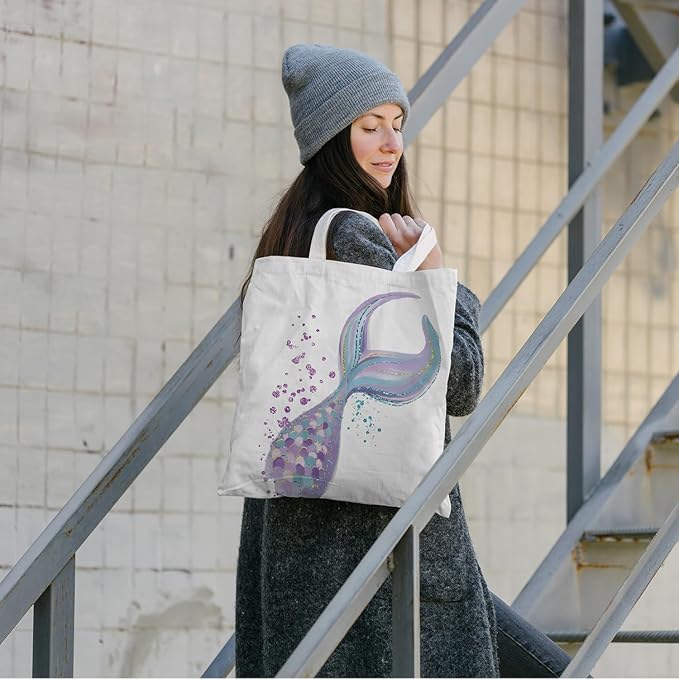 FBB Ocaen Beachy Ocean Sea Fish Reusable Grocery Shopping Bag