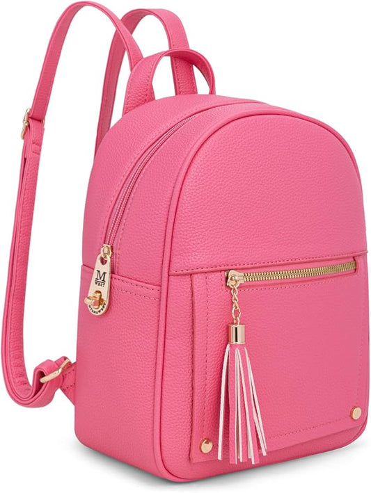 Montana West Mini Backpack Purse for Women Anti Theft Backpacks with Secured Zipper and Tassel