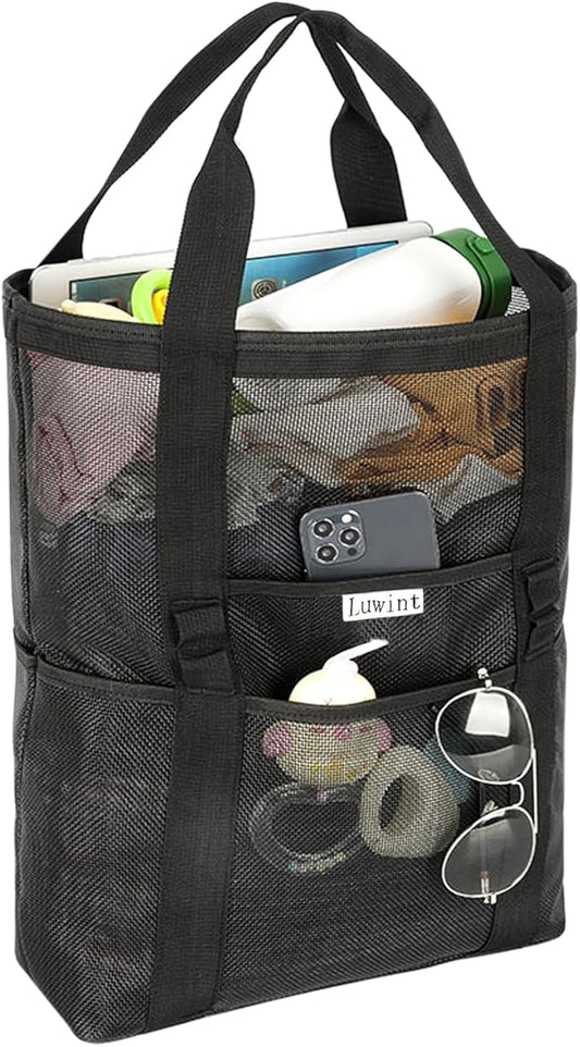 Luwint Large Mesh Dive Bag Scuba Gear Backpack Foldable Bag for Snorkeling Diving, Water Sports, Beach, Duffle Gym Bag