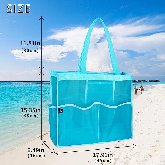 WFK outdoor beach bag, lightweight and simple, easy to carry, suitable for beach and vacation essentials