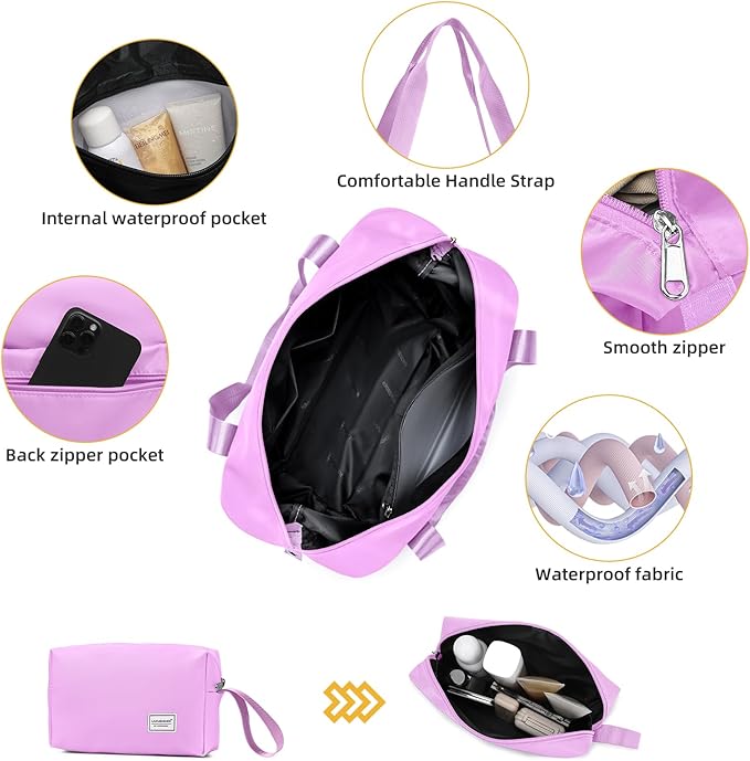 LARVENDER Carry On Luggage 22x14x9 Airline Approved, 20 Inch Hardshell & Lightweight PP Carry On Suitcase for Women with Spinner Wheels TSA Lock, Neon Pink