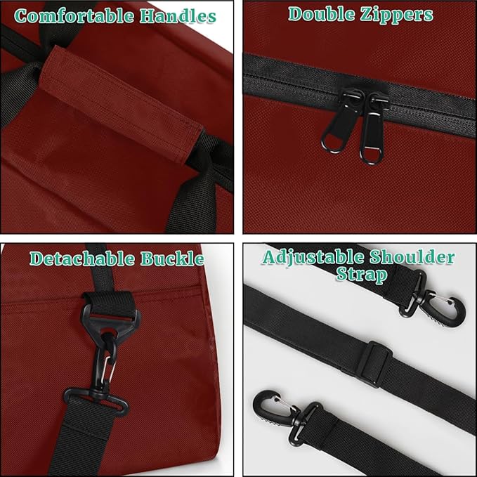 Custom Name Duffle Bag Personalized Kids Gym Bag Travel Overnight Weekender Bag Sports Bag for Boys Girl Coffee Brown