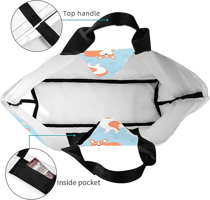 Tote Bag for Women Large Beach Bag Reusable Grocery Bags Handbag for Travel Shopping