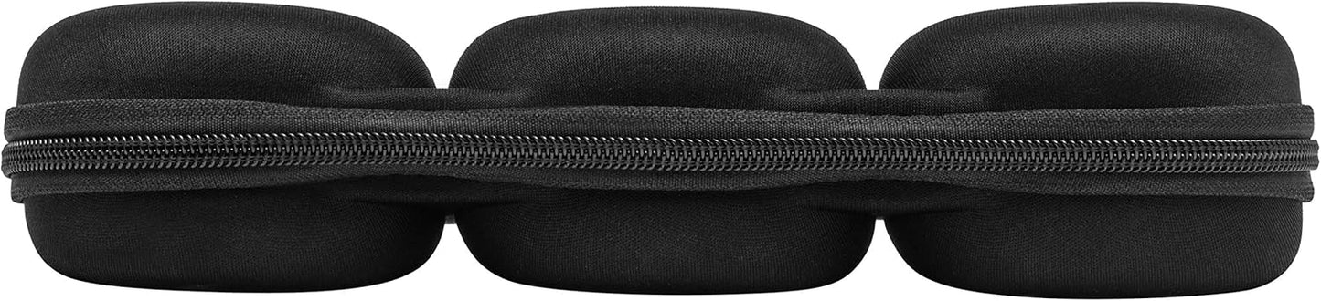 Triple Watch Travel Case Storage Organizer For 3 Watches | Tough Portable Protection w/Zipper Fits All Wristwatches & Smart Watches Up To 50mm (Black)