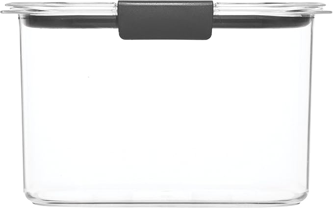 Rubbermaid Brilliance Pantry Airtight Food Storage Container,BPA-Free 7.8 Cup,Ideal for Brown Sugar - Efficient,Leak-Proof and Dishwasher-safe,(Pack of 2)