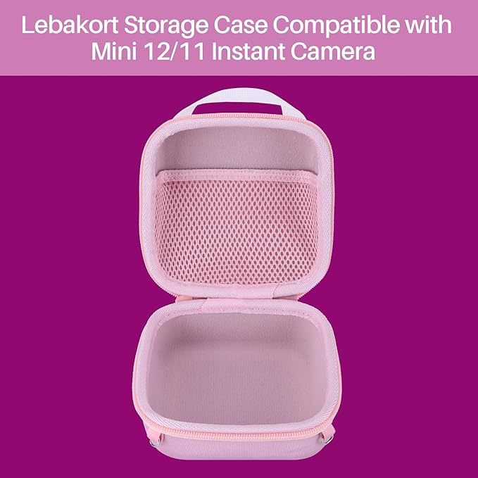 Storage Case Compatible with Fujifilm Instax Mini 12/11 Instant Camera (Sky Blue Case)