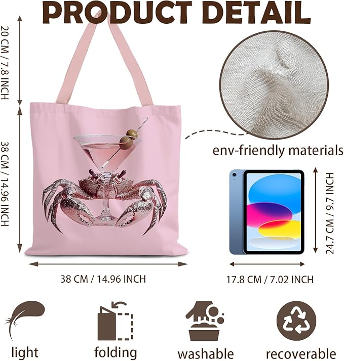 FBB Ocaen Beachy Ocean Sea Fish Reusable Grocery Shopping Bag