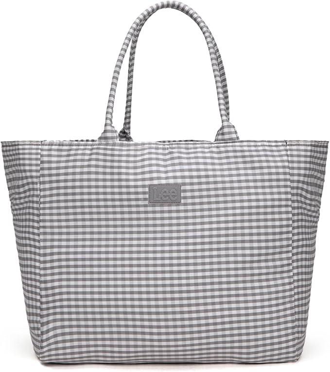 Montana West x Lee Extra Large Soft Cotton Tote Bag for Women Thick Lightweight Shoulder Bag Reusable Grocery Bag