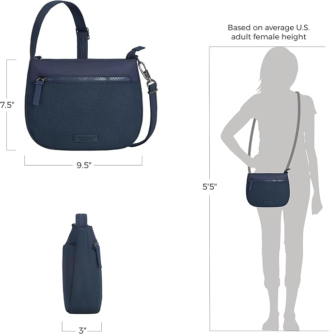 Travelon Anti-Theft Metro Saddle Crossbody