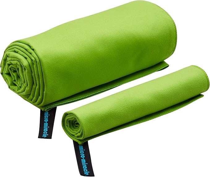 2-Pack Microfiber Towel - XXL Travel Quick Dry and Extra Soft Microfiber Towels, Lightweight and Compact for Gym, Swim Practice, Travel, Backpacking, Camping, RV, Beach, Camping