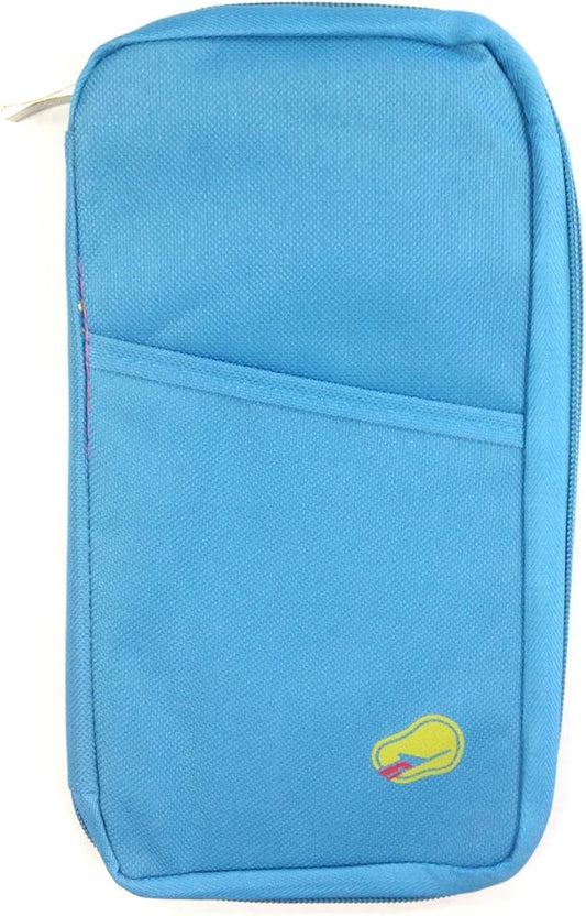 Wrapables® Passport and Travel Documents Holder, Sky Blue