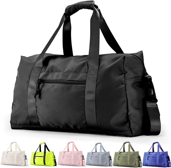 Travel Duffle Bag,Sport Gym Bag for Men And Women with Wet Pocket,Weekender Bag Carry On Tote Bags for Airplane