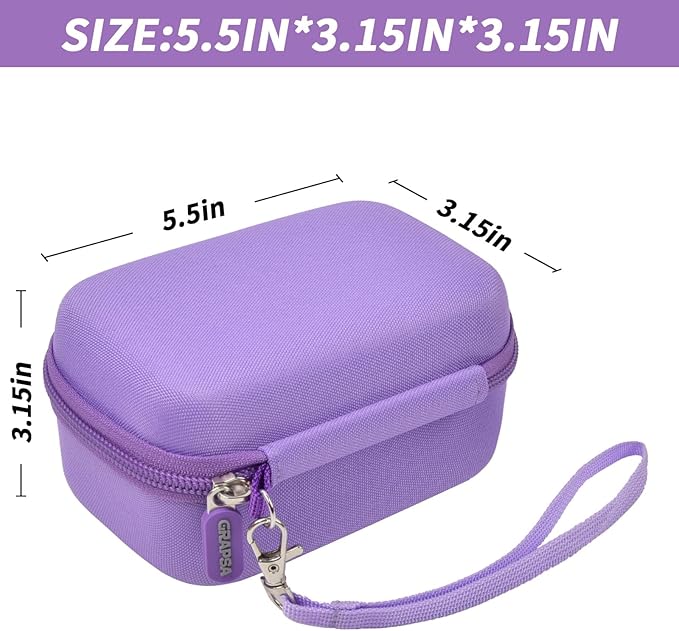 Digital Camera Case Compatible with Duluvulu for Oiadek for Zostuic for TEBNGIHNM for Canon G7 X Mark III/II 4K Vlogging Camera. Storage Holder Bag for Canon PowerShot (Box Only) - Purple