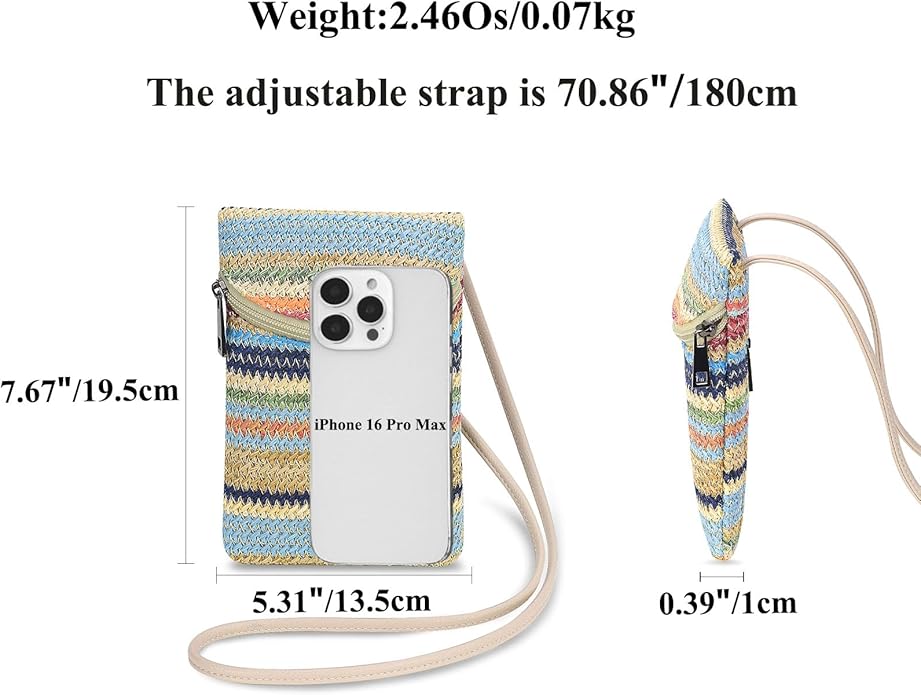 Small Crossbody Women Cell Phone Purse Wallet Bag With Shoulder Strap