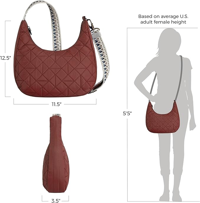 Travelon Anti-Theft Boho Slouchy Crossbody | Anti-Theft