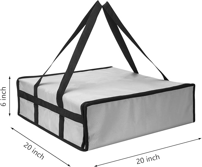 Yalin XXXL Large Insulated Cooler Bag, Styrofoam Cooler of Keep Food Hot or Cold, Reusable Double Zipper Food Delivery Bag for Grocery Shopping, 23" W x 15" H x 14" D