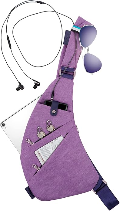 MRang Sling Crossbody Bags Trendy Travel Anti Theft Safe Purse Bags for Women Men Waterproof