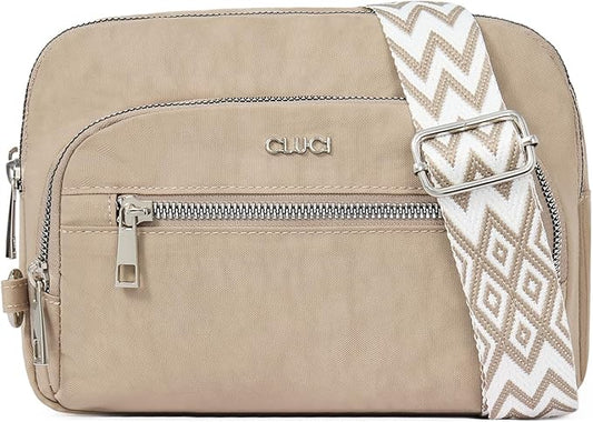CLUCI Crossbody Bags for Women Travel,Travel Bags for Women,Travel Purses Anti Theft Crossbody,Convertible Belt Bag RFID