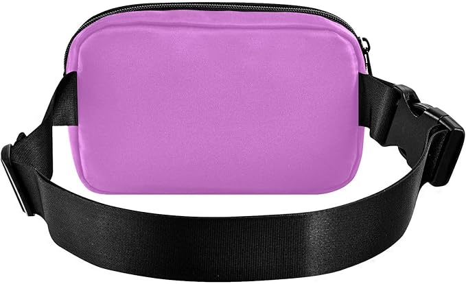 Fanny Pack for Women Men Water Resistant Fashion Waist Packs with Adjustable Strap Belt Bag for Travel Workout Jogging Hiking Violet