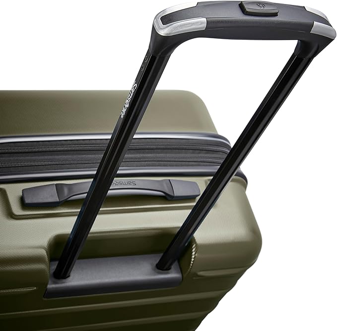 Samsonite Omni 2 Hardside Expandable Luggage with Spinner Wheels, 2-Piece Set (19/28), Vita Olive