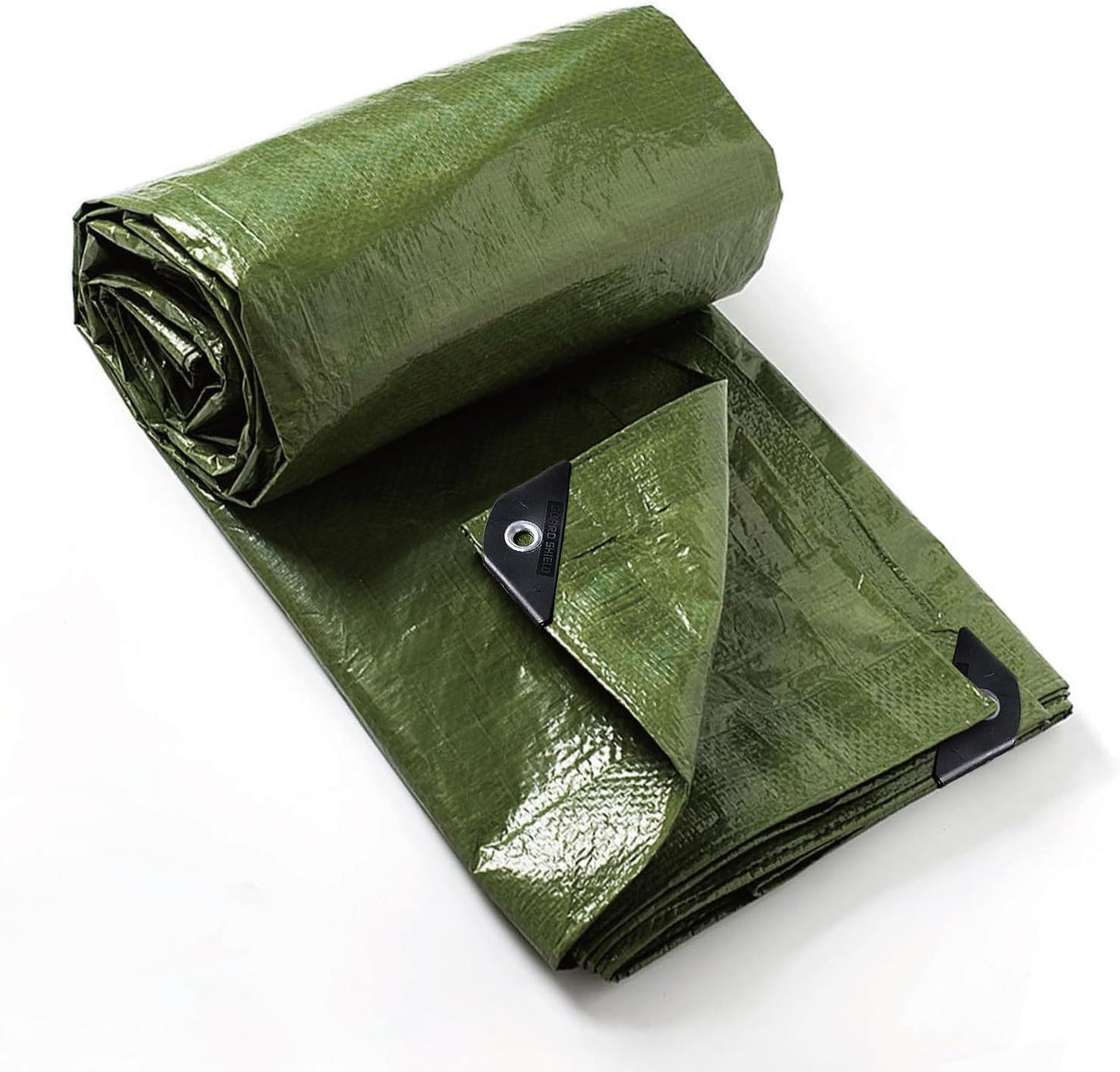 GUARD SHIELD Tarp Green 16x20 Feet Multi Purpose Waterproof Poly Tarp Cover 4mil (2-Pack)