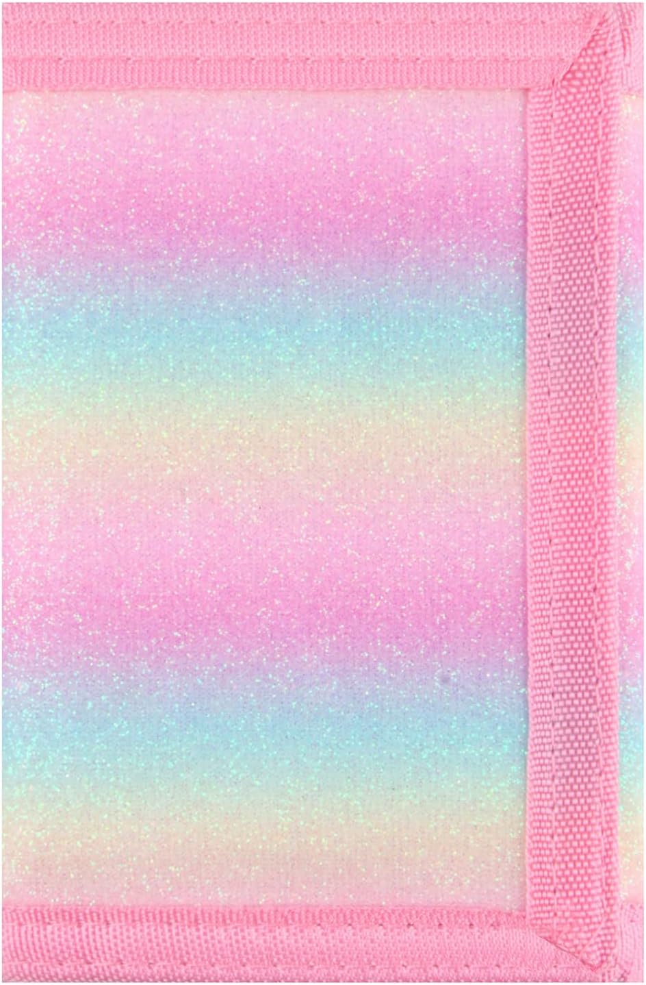 NEICY RFID Blocking Canvas Wallet for Men and Women - Camo Trifold Outdoor Sports Wallets with Magic Sticker for Teen Kids (Rainbow2)