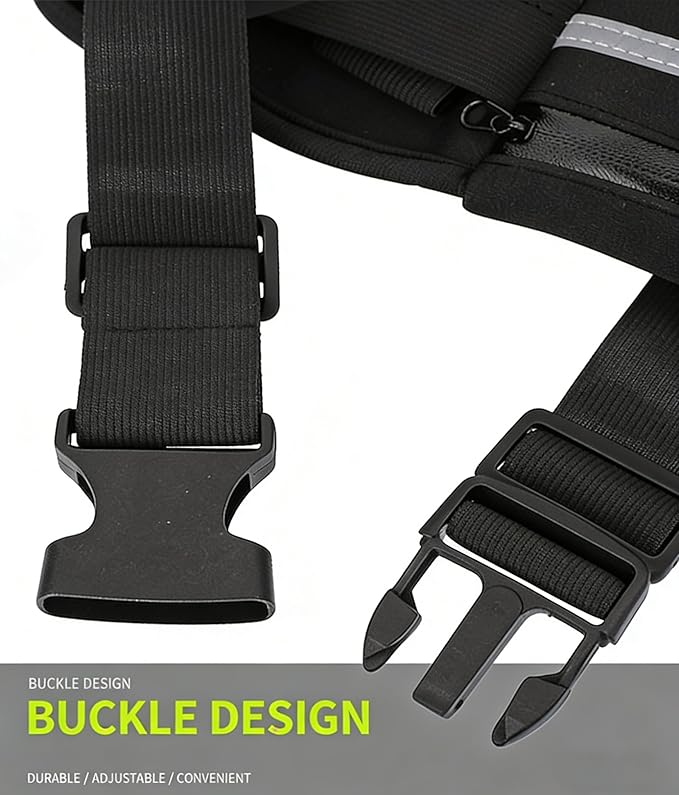 Anti-Theft Invisible Waist Bag, Hidden Storage for Safer Travel, Ultra-Slim Money Belt, Waterproof, Ultra-Light Fabric - Soft, Stretchy & Breathable (Green)