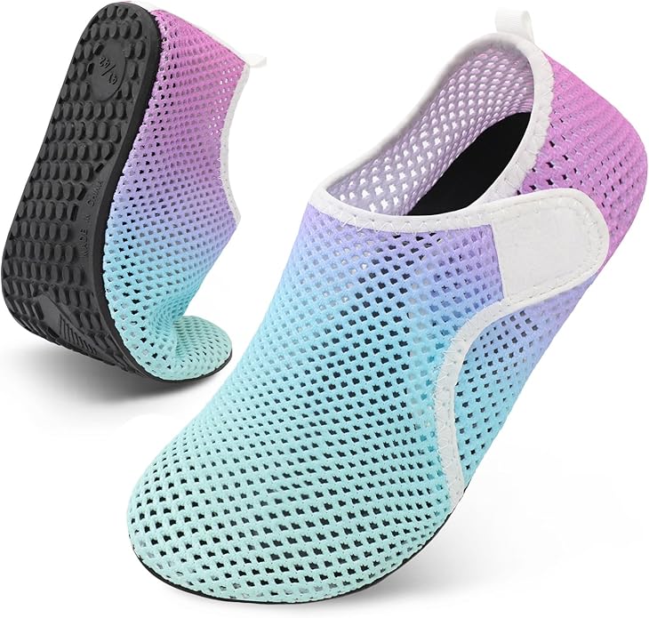 Scurtain Barefoot Water Shoes for Women Men Beach Swim Aqua Socks Summer Quick-Dry Sandals Slippers