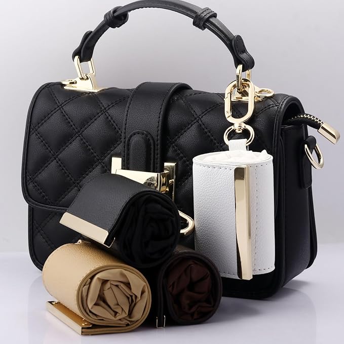 Foldable Tote Bag Keychain - Large Capacity Portable Shopping Bag Keyring - Reusable Groceries Bag for Daily Use