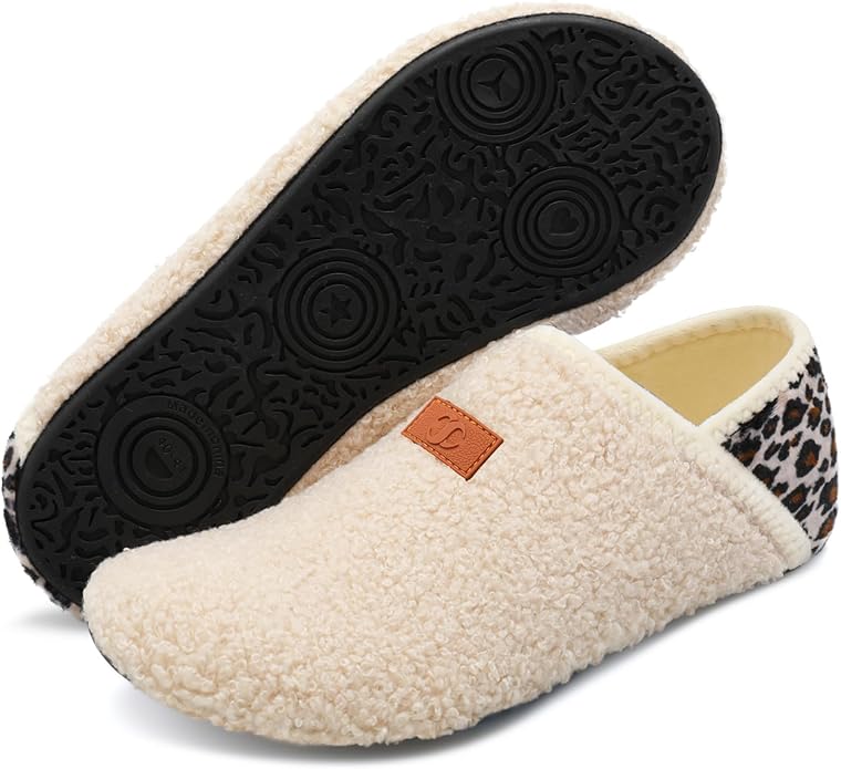 Scurtain Unisex Adults Rubber Sole Slippers