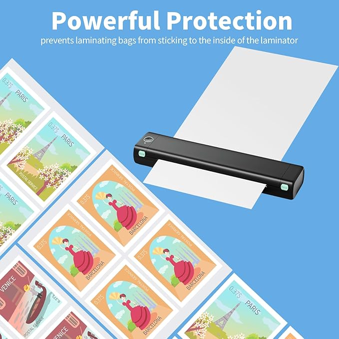 Laminator Carrier Sleeve Thermal Laminating Carrier Sheets with All Brand Laminating Pouch (5, Legal Size)