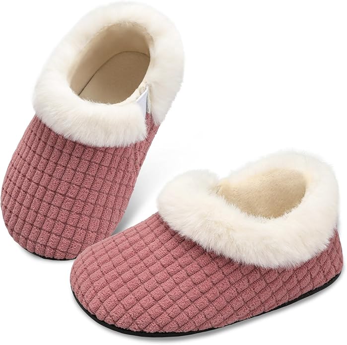 Centipede Demon Toddler Slippers for Boys Girls Slip on Kids Baby Toddlers House Shoes Lightweight Barefoot Furry Sock Shoes Indoor Outdoor Warm Walking Shoes