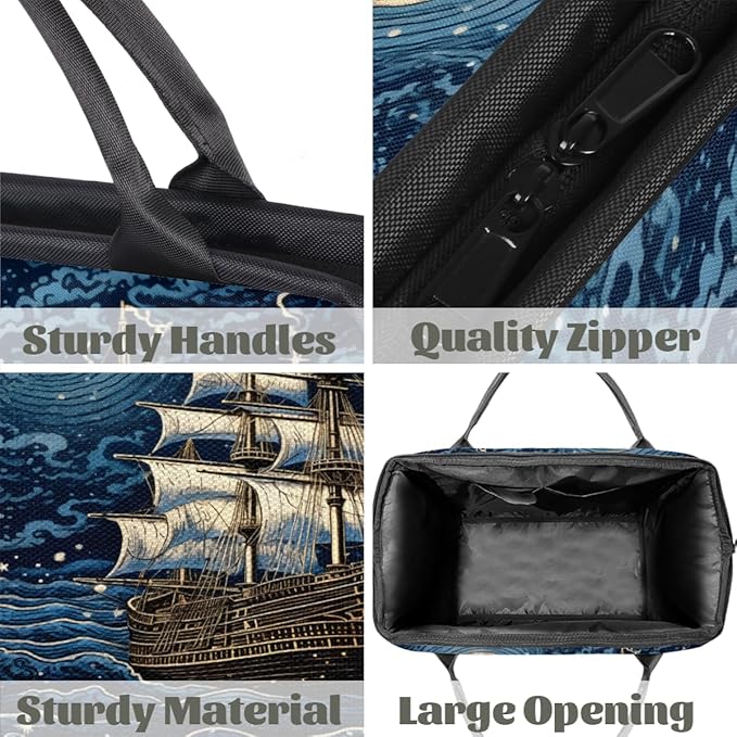 Boat Overnight Weekender Bag for Women Men Travel Duffel Bags Waterproof Luggage Carry on Sports Yoga Gym Bag