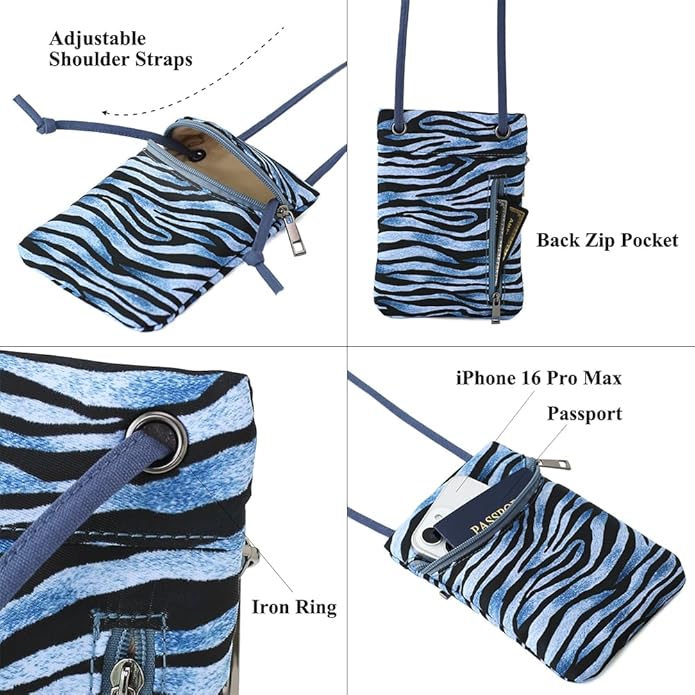 Small Crossbody Women Cell Phone Purse Wallet Bag With Shoulder Strap