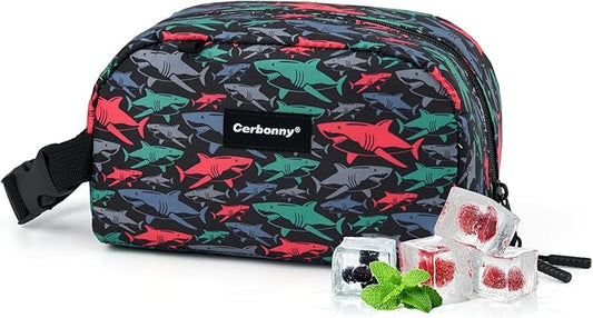 Cerbonny Small Cooler Bag Freezable Lunch for Work School Travel,Leak-proof Bag,Snack Bags for Kids/Adults,Freezer Bags,Freezable Lunch Bag