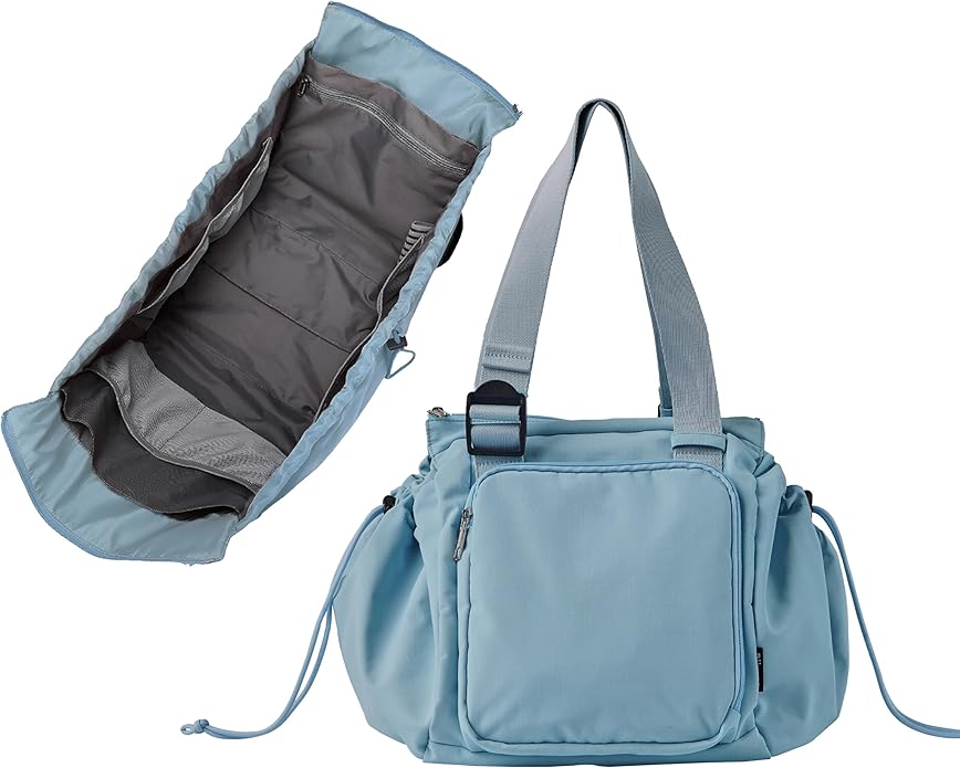 Everyday Bag Tote for Women, Spacious Diaper Bag with 16 Pockets, Durable Travel Bag, Sleek Work Shoulder Bag | 16 Pockets Org, Lay-Flat Design, 3-in-1 Versatility, Work & Travel Tote, Water-Resistant, Lightweight