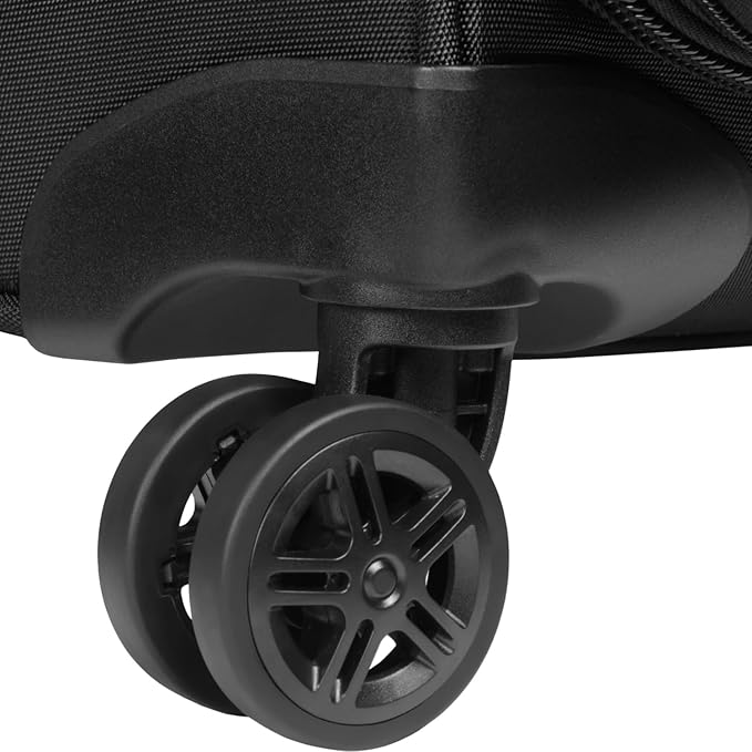 WallyBags Solutions 20” Expandable Spinner Carry-On with Padded Laptop and Electronics Pockets