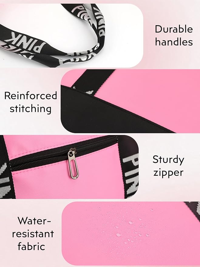 Travel Tote Bags for Women, Waterproof Beach Bag Spend the Night Bags for Women, Travel & Overnight Bag