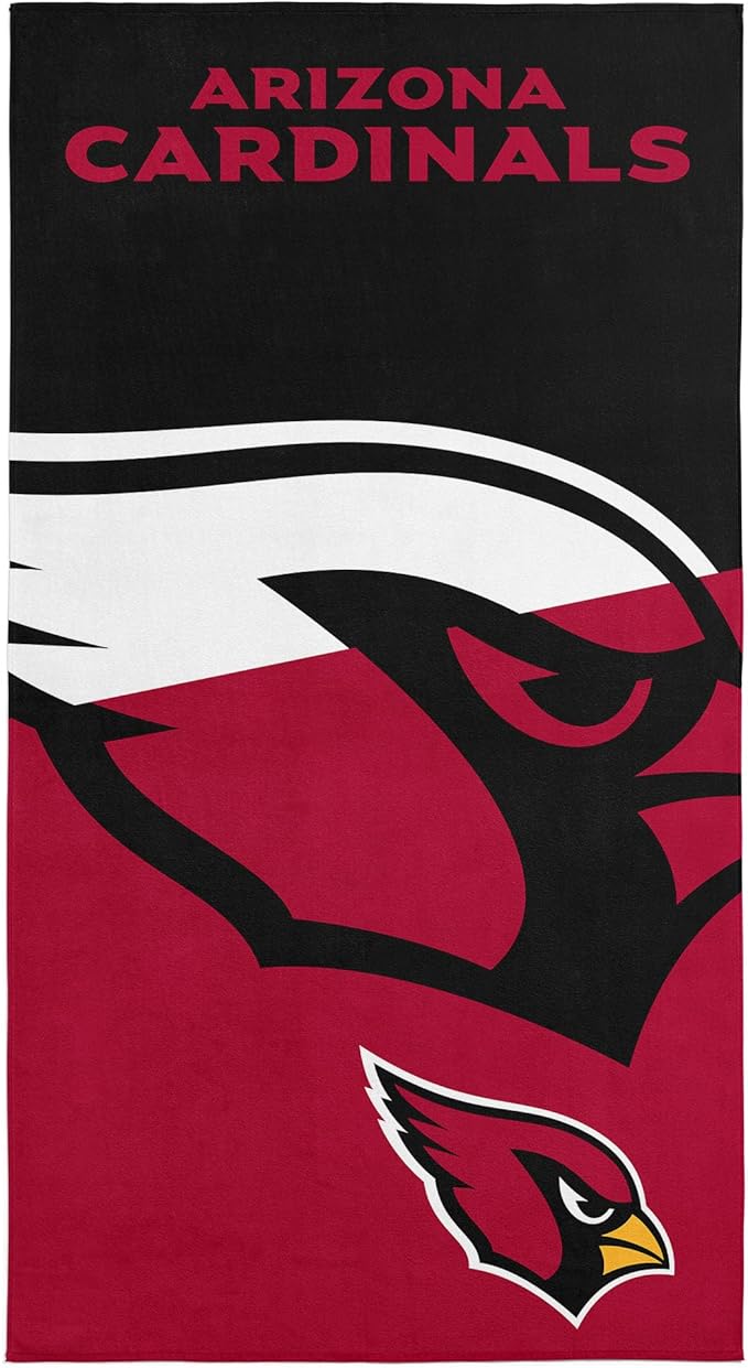 Northwest NFL Oversized Microfiber Beach Towel, 60 x 70 Inches – Quick Dry, Sand Resistant, Lightweight, Highly Absorbent, Shibori Design