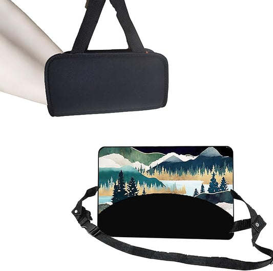 Foot Hammock For Plane Travel Essentials Relax Your Foot Rest For Airplane Gadgets Adjustable Airplane Travel Accessories For Flight Essentials,Office,Desk (Forest, 1 Pack)