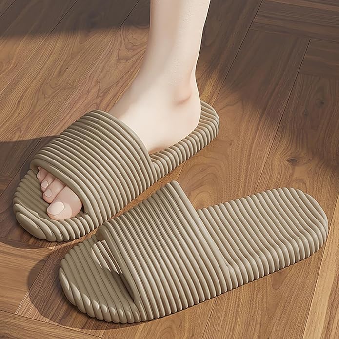 Shower Shoes for Women's Men's Home Slides Quick Drying Non-Slip Indoor Outdoor Slipper for Spa Gym Pool Beach Sandal