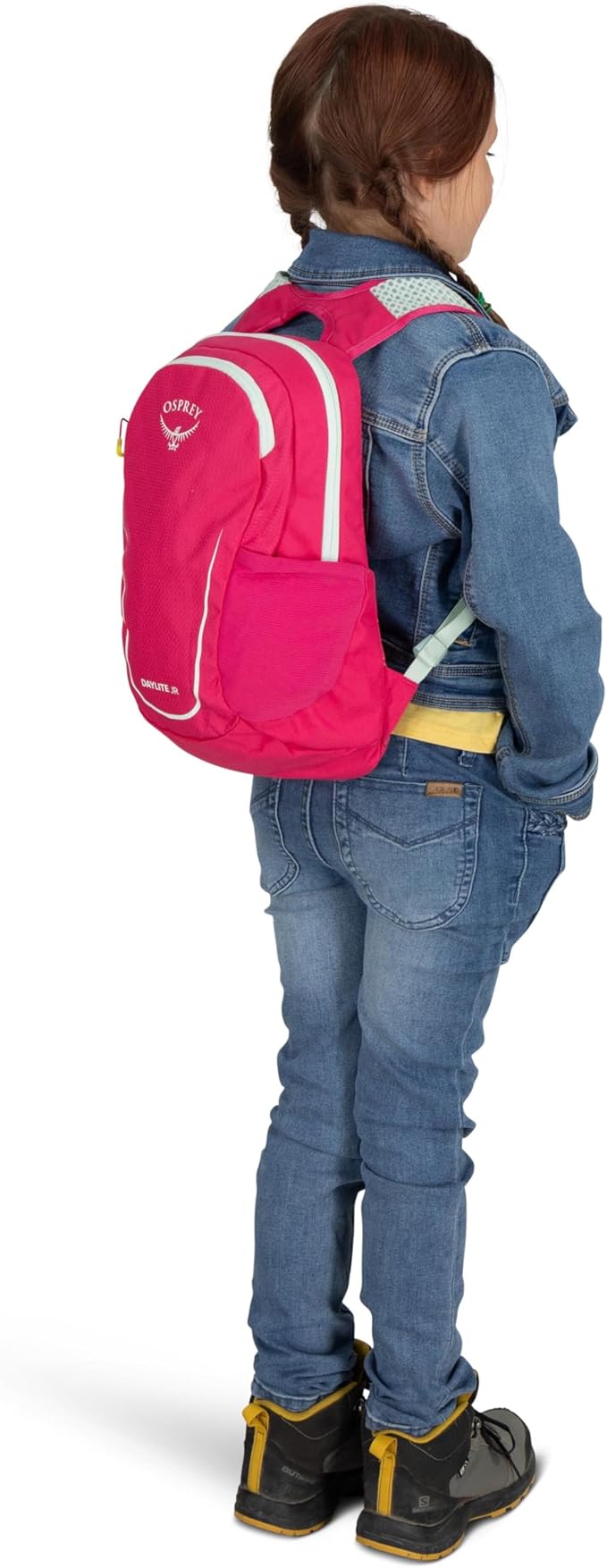 Osprey Daylite Jr. Kids' Commuter Backpack, Hotspot Pink/Frosty Mint