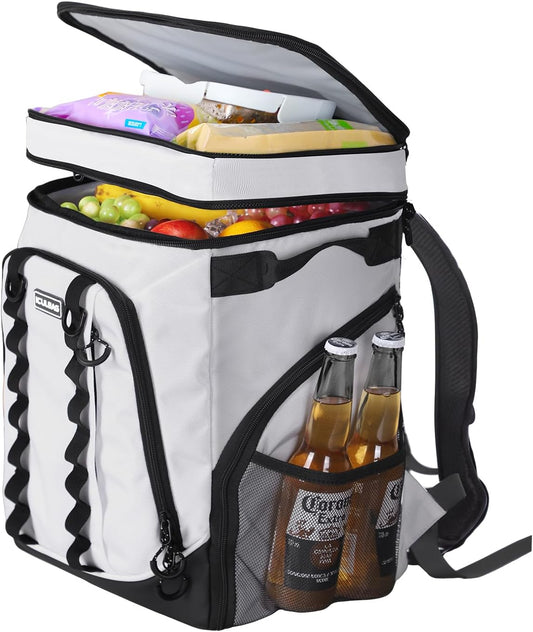 Beach Cooler Backpack for Men 36cans Insulated Backpack Cooler Lunch Bag for Women Camping Hiking Picnic Travel for 18 Hours Cooling 30L