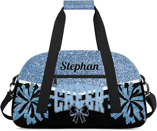 Blue Cheer-Bag for Girls Customized Cheer-Gifts with Name Cheerleading Bag Gym-Duffel-Bag for Cheerleader