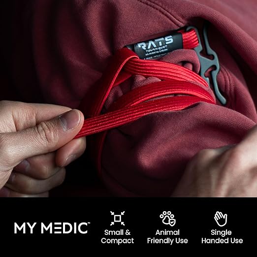 R.A.T.S. Rapid Application Tourniquet System, Medical | Military | Tactical | Swat | Easy to Use for Emergency | Portable - Made in USA (Gen 2 Orange)