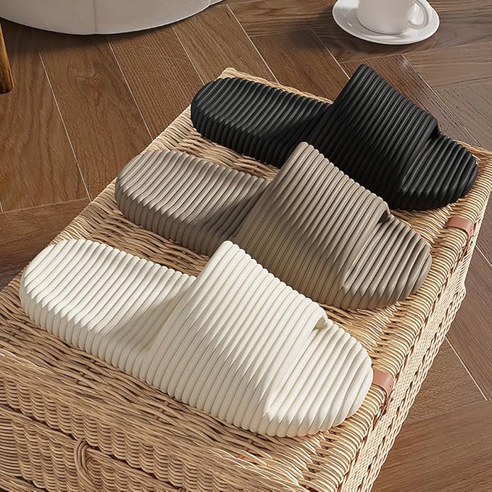 Shower Shoes for Women's Men's Home Slides Quick Drying Non-Slip Indoor Outdoor Slipper for Spa Gym Pool Beach Sandal