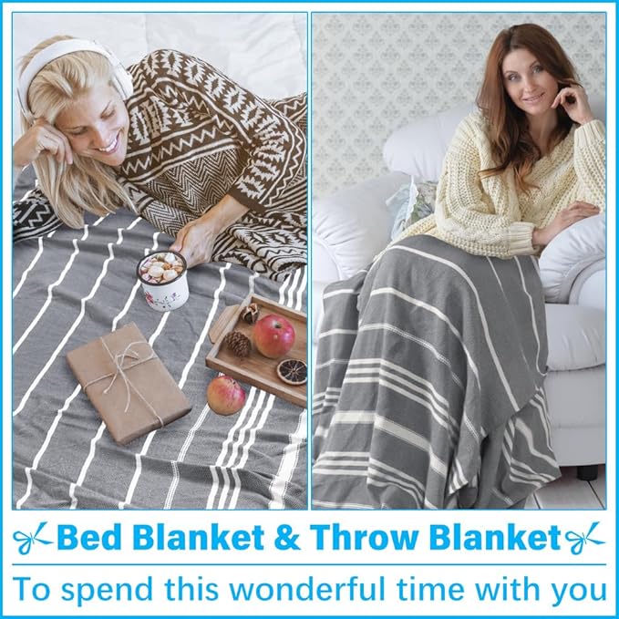 Oversized Turkish Beach Towel Blanket XXL Cotton Sandproof Towels Boho Woven Extra Large Big Sand Free Giant Throw Blankets Huge Quilt XL Picnic Camping Necessities Cloud For Adult Gifts Black