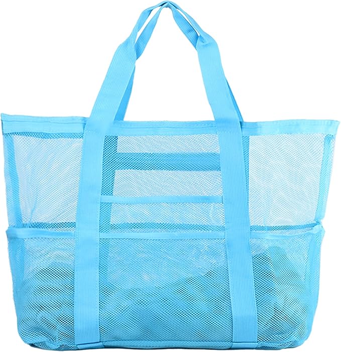 CaCTOUR Large Beach Bag Women,Beach Bags Waterproof Sandproof with Zipper Wet Pocket,Beach Tote Pool Bag for Swim Gym Travel