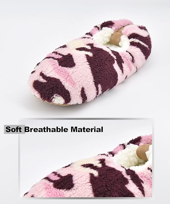Keyela Mens Slipper Socks With Non Skid Bottoms, Warm Slipper Socks With Grippers For Men, Fuzzy House Slippers