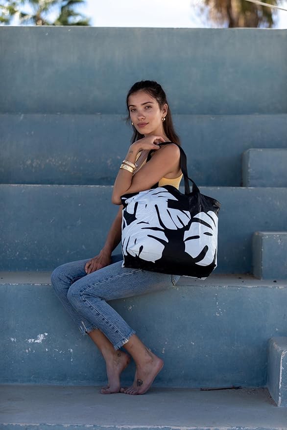 ALOHA Collection Day Tripper Tote | Lightweight, Packable, and Splash-Proof Beach Tote Bag | Easy to Clean